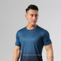 Rapid Dry Four Way Stretch T-Shirt Sports Top Exercise Gradient Regular Fit Jogger Man Tech Shirts